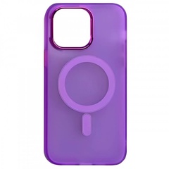 Чехол TPU+PC Lily with MagSafe для Apple iPhone 15 Pro (6.1") Purple