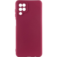 Чехол Silicone Cover Lakshmi Full Camera (AAA) для Samsung Galaxy M33 5G Бордовый / Plum