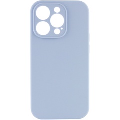 Чохол Silicone Case Full Camera Protective (AA) NO LOGO для Apple iPhone 15 Pro Max (6.7"), Блакитний / Lilac Blue