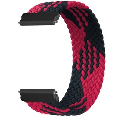 Ремешок Nylon Solo Loop для Xiaomi Amazfit / Samsung 20mm (Long 125 mm) Черный / Красный