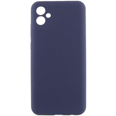 Чохол Silicone Cover Lakshmi Full Camera (AAA) для Samsung Galaxy A05, Темно-синій / Midnight blue