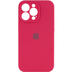 Чохол Silicone Case Full Camera Protective (AA) для Apple iPhone 13 Pro (6.1"), Красный / Rose Red
