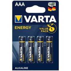 Батарейка Varta Energy AAA BLI 4 Alkaline LR3 (4103) Синий