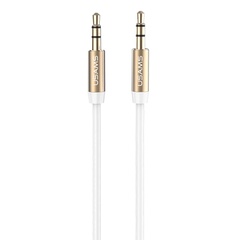 Аудио кабель Usams YP-01 Aux (1m) Белый