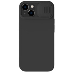 Силиконовая накладка Nillkin Camshield Silky для Apple iPhone 14 Plus (6.7") Черный