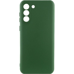 Чохол Silicone Cover Lakshmi Full Camera (A) для Samsung Galaxy S21, Зелений / Dark Green