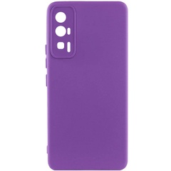 Чехол Silicone Cover Lakshmi Full Camera (A) для Xiaomi Poco F5 Pro Фиолетовый / Purple