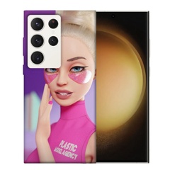 TPU чехол Barbie для Samsung Galaxy S23 Ultra, Blond