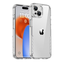 Чохол TPU+PC Multi-Color для Apple iPhone 15 (6.1"), Clear
