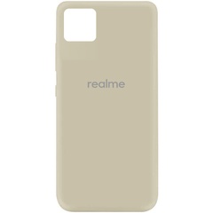 Чехол Silicone Cover My Color Full Protective (A) для Realme C11 Бежевый / Antigue White