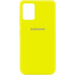 Чохол Silicone Cover My Color Full Protective (A) для Samsung Galaxy A72 4G / A72 5G, Жовтий / Flash