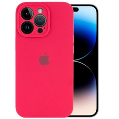 Чохол Silicone Case Full Camera Protective (AA) для Apple iPhone 14 Pro (6.1"), Красный / Rose Red