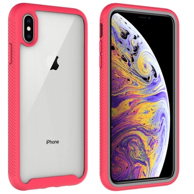 Ударопрочный чехол Full-body Bumper Case для Apple iPhone X / XS (5.8") Розовый