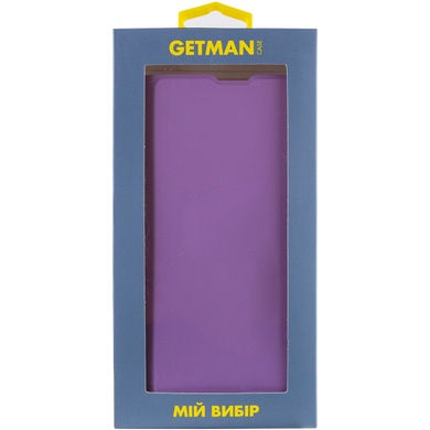 Кожаный чехол книжка GETMAN Elegant (PU) для Samsung Galaxy A15 4G/5G Сиреневый
