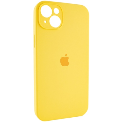 Чохол Silicone Case Full Camera Protective (AA) для Apple iPhone 15 Plus (6.7"), Жовтий / Yellow