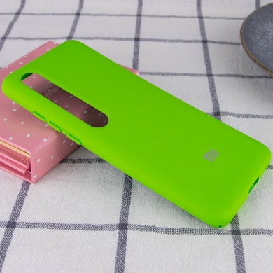 Чохол Silicone Cover Full Protective (A) для Xiaomi Mi 10 / Mi 10 Pro, Зелений / Green