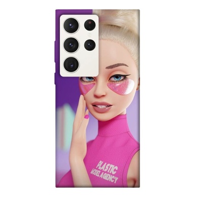 TPU чехол Barbie для Samsung Galaxy S23 Ultra, Blond