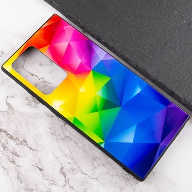TPU+Glass чехол Diversity для Samsung Galaxy Note 20 Ultra Rainbow