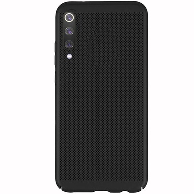 Ультратонкий дышащий чехол Grid case для Samsung Galaxy A70 (A705F) Черный