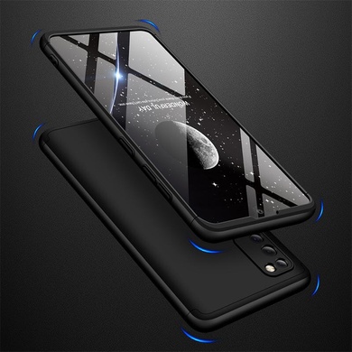 Пластиковая накладка GKK LikGus 360 градусов (opp) для Samsung Galaxy A02s Черный