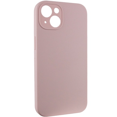 Чехол Silicone Case Full Camera Protective (AA) NO LOGO для Apple iPhone 13 (6.1") Розовый / Chalk Pink