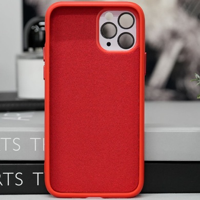 Чехол TPU+Glass Sapphire Midnight with MagSafe для Apple iPhone 13 Pro Max (6.7") Красный / Red