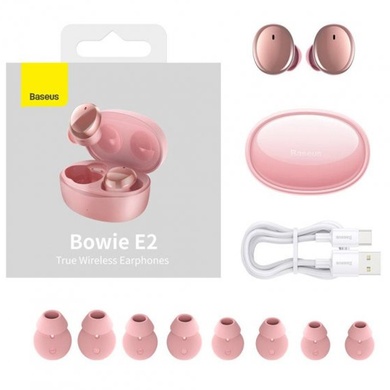 Bluetooth наушники Baseus Bowie E2 TWS (NGTW09) Pink
