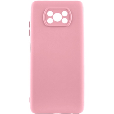 Чохол Silicone Cover Lakshmi Full Camera (AAA) для Xiaomi Poco X3 NFC / Poco X3 Pro, Рожевий / Light pink