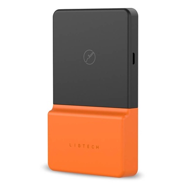 Портативний зарядний пристрій Power Bank Lebtech Wireless Charger 3000 mAh, Черный / Оранжевый
