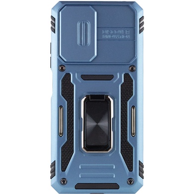 Удароміцний чохол Camshield Army Ring для Xiaomi Redmi 10, Блакитний / Light Blue