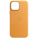 Шкіряний чохол Leather Case (AA) with MagSafe для Apple iPhone 14 (6.1"), Poppy