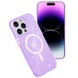 Чохол TPU Galaxy Sparkle (MagFit) для Apple iPhone 15 Pro Max (6.7"), Purple+Glitter