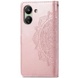 Шкіряний чохол (книжка) Art Case з візитницею для Xiaomi Redmi 13C / Poco C65, Рожевий