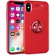 TPU чохол Deen ColorRing під магнітний тримач (opp) для Apple iPhone XS Max (6.5"), Червоний / Червоний