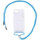 Чехол TPU Crossbody Transparent для Apple iPhone 7 / 8 / SE (2020)(4.7") Голубой