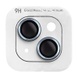 Захисне скло Metal Classic на камеру (в упак.) для Apple iPhone 15 (6.1") / 15 Plus (6.7"), Блакитний / Light Blue