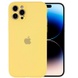 Чехол Silicone Case Full Camera Protective (AA) для Apple iPhone 14 Pro Max (6.7") Желтый / Mellow Yellow