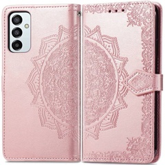 Кожаный чехол (книжка) Art Case с визитницей для Samsung Galaxy A24 4G Розовый