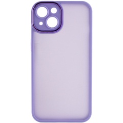 TPU+PC чехол Accent для Apple iPhone 14 (6.1") White / Purple
