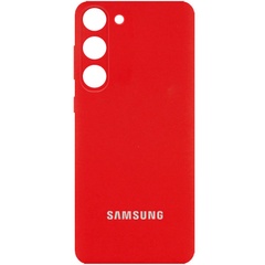 Чохол Silicone Cover Full Camera (AA) для Samsung Galaxy S23, Червоний / Red