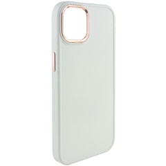 TPU чохол Bonbon Metal Style для Apple iPhone 13 (6.1"), Білий / White
