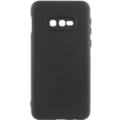 Чехол Silicone Cover Lakshmi Full Camera (A) для Samsung Galaxy S10e Черный / Black