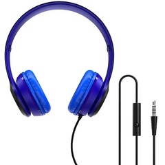 Накладні навушники BOROFONE BO5 (3.5mm/1.2m), Синій