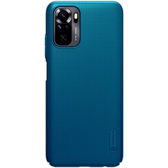 Чехол Nillkin Matte для Xiaomi Redmi Note 10 / Note 10s Бирюзовый / Peacock blue