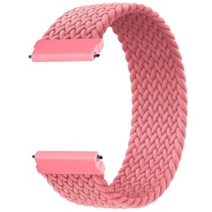 Ремешок Nylon Solo Loop для Xiaomi Amazfit / Samsung 20mm (Long 125 mm) Розовый / Light pink