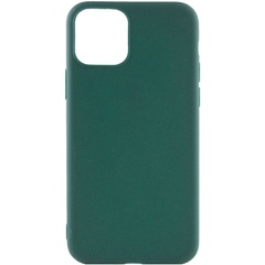Силіконовий чохол Candy для Apple iPhone 13 mini (5.4"), Зелений / Forest green