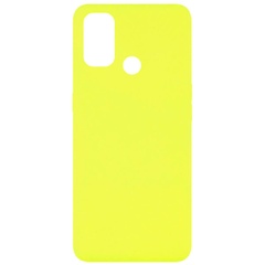 Чехол Silicone Cover Full without Logo (A) для Oppo A53 / A32 / A33 Желтый / Flash