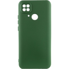 Чехол Silicone Cover Lakshmi Full Camera (A) для Xiaomi Poco C40 Зеленый / Dark green