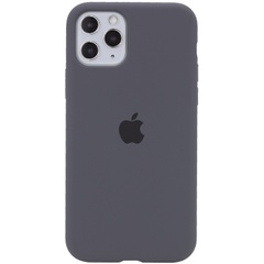 Чохол Silicone Case Full Protective (AA) для Apple iPhone 11 Pro Max (6.5"), Серый / Dark Grey