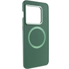 TPU чехол Bonbon Metal Style with MagSafe для OnePlus 10 Pro Зеленый / Army Green